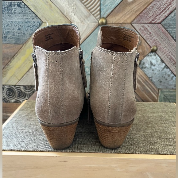 Frye Taupe Suede Ankle Boots - Picture 3 of 8
